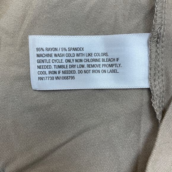 A New Day Women's Long Sleeve Knit Ballet Maxi Dress Tan Size Medium - Picture 5 of 6